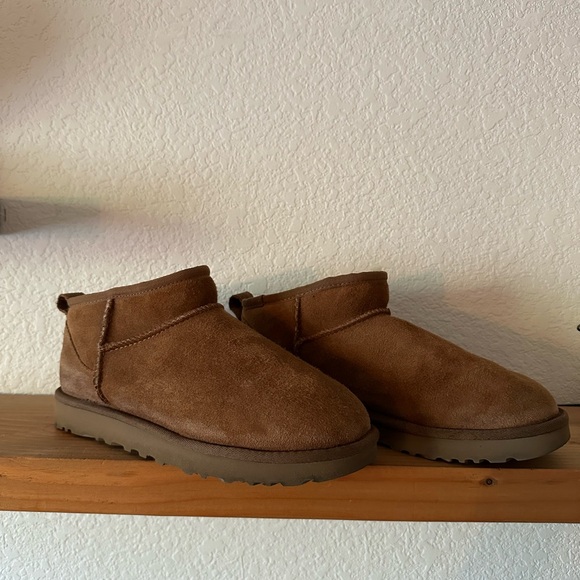 UGG Classic Ultra Mini Color Chestnut Size 7 - Picture 2 of 13